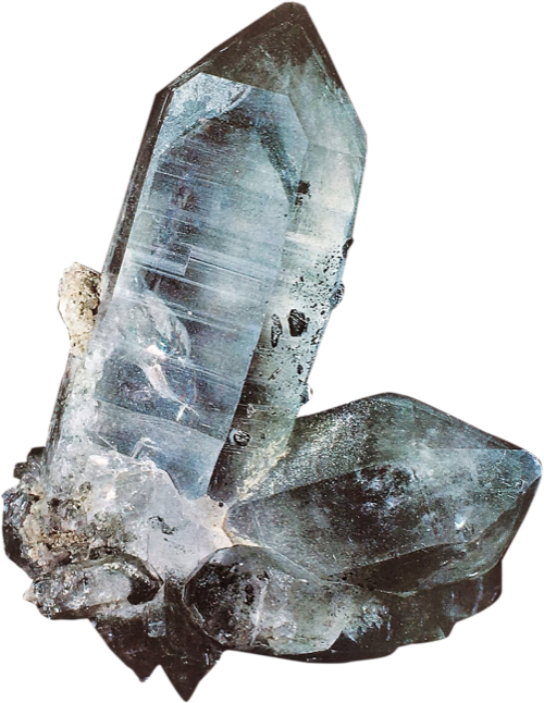 Purple amethyst crystal formation